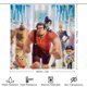 thumbnail image 2 of Rompe Ralph-2-theme 4-Piece Shower Curtain Set with Rugs, Waterproof Bathroom Decor Set Includes Bath Mat, U-Shaped Rug, Toilet Lid Cover and Curtain with Hooks, 2 of 6