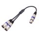 thumbnail image 4 of Cable XLR 3 Pines Micrófono A 50 Cm Ruido Ucción () Rojo Azul, 4 of 8