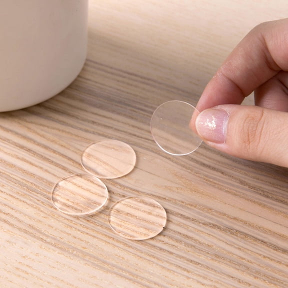 WHAMVOX 100Pcs Round Double Sided Adhesive Discs for DIY Enthusiasts Houseowners
