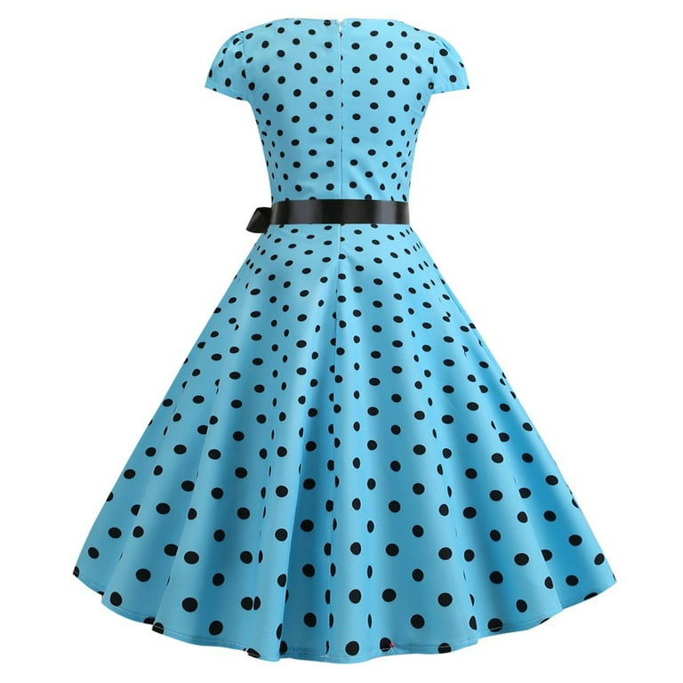 Short Sleeve Amazon Sky Blue Dress Womens Summer Dresses Vintage Retro Short Sleeve Print Evening Short Sleeve Amazon Sky Blue Dress Womens Summer Dresses Vintage Retro Short Sleeve Print Evening