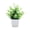 D, variant on moolBeko Potted Artificial Greenery Plant with White Square Pot Artificial Monstera Leaves Tabletop Centerpiece for Home Decor Office Lifelike Plastic Shrub for Indoor Decor 7.87in