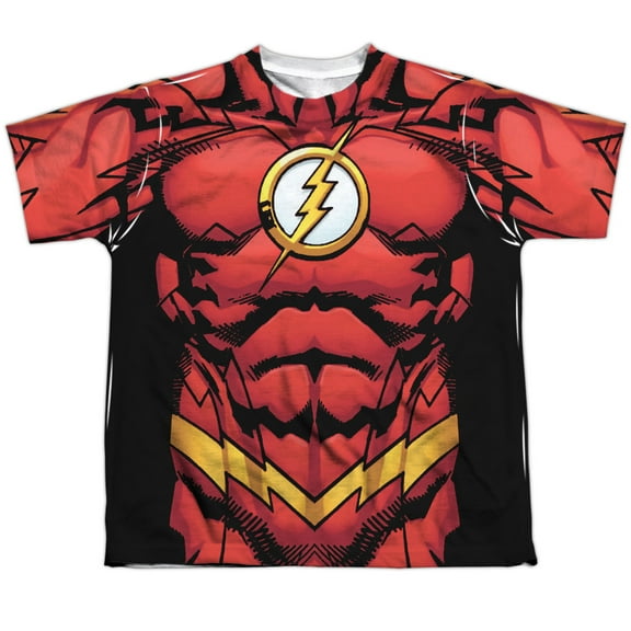Jla - Flash 52 - Youth Short Sleeve Shirt - Large