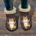 thumbnail image 3 of CHAQLIN Womens Hike Footwear Faux Fur Lining Cute Fox Print Ankle Booties Ladies Comfortable Work Short Boots Outdoor Rain Boots Outdoor, 3 of 9