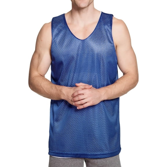 Ma Croix Men's Reversible Basketball Jersey Premium Moisture Wicking Mesh Practice Tank Top
