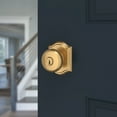 thumbnail image 6 of Baldwin Reserve Enroutar112 Entry Round Knob And Traditional Arch Rose With 6Al Latch And Dual Strike Venetian Bronze Finish, 6 of 7