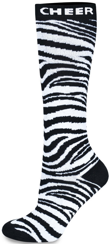 zebra print socks