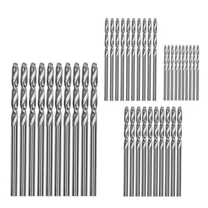 Drill Bit Set for Home Improvement 40Pcs Steel High Speed Coated Bits 1/15/2/25/3mm for Power Drill - Tool Kit 40PCS