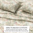 thumbnail image 6 of Great Bay Home Holiday Flannel Sheet Set - 100% Turkish Cotton - Double Brushed (King, Woodland Deer), 6 of 6