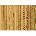 thumbnail image 1 of Ahgly Company Indoor Rectangle Abstract Brown Modern Area Rugs, 4' x 6', 1 of 4
