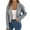Grey, variant on Gyexs Womens Plus Size Crochet Cardigan Sweater Long Sleeve Hollow Out Open Front Cardigans Outwear (Red, Size XL)