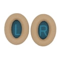 thumbnail image 1 of Langgg Coussinets d'Oreille Coussin Antibruit Protection Auditive de Jeu Cache-Oreilles Pièces de Réparation de Remplacement pour Écouteurs Bose QC35 Beige+bleu, 1 of 7