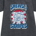 thumbnail image 2 of Teenage Mutant Ninja Turtles - Shells And Stripes - Toddler & Youth Girls Fleece Dress, 2 of 4