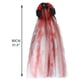 thumbnail image 4 of Inteprter Diadema para Cosplay para Halloween, tamaño General, mano de obra exquisita, tela para el pelo de Cosplay de novia Kits de decoración para fiestas gris negro, 4 of 6