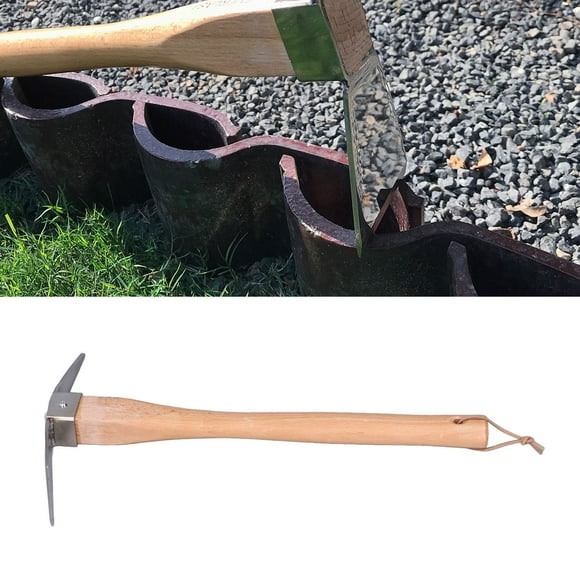 Hoe Garden Tool, Light Weight Pickaxe Fine Workmanship for Pot Culture for Gardening for Courtyard