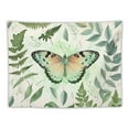 thumbnail image 5 of ONETECH  Sage Green Butterfly Leaf Wall Tapestry Boho Green Butterfly and Leaves on Beige Background Tapestry Aesthetic Nature Plant Wall Tapestry for Bedroom Living Room Dorm, 5 of 6