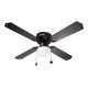 thumbnail image 1 of Ventilador Techo Negro Mate Aspas Negro / Madera Led 42, 1 of 7