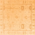 thumbnail image 1 of Ahgly Company Indoor Square Oriental Orange Traditional Area Rugs, 5' Square, 1 of 4