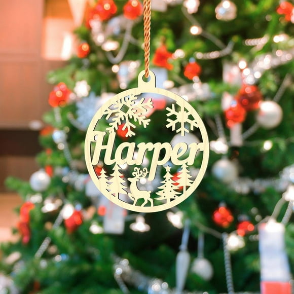 Christmas Decorations Personalized Christmas Ornaments With Names Custom Christmas Ornament For Kids And Adults, Custom Ornaments Name Ornaments For Christmas Tree Personalized