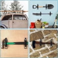 thumbnail image 2 of 4 Uds Soporte de Pala para Portaequipajes, Kit de Montaje de Abrazadera de Goma Metálica, Kit de Montaje en Pared con Abrazadera de Soporte de Pala, 2 of 5