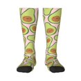 thumbnail image 1 of Fotbe Cute Avocado Calcetas Divertidas Estampadas para Hombre y Mujer, Calcetas de Algodón hasta la Rodilla para Caminar, Correr, Enfermería y Embarazo, 1 of 6