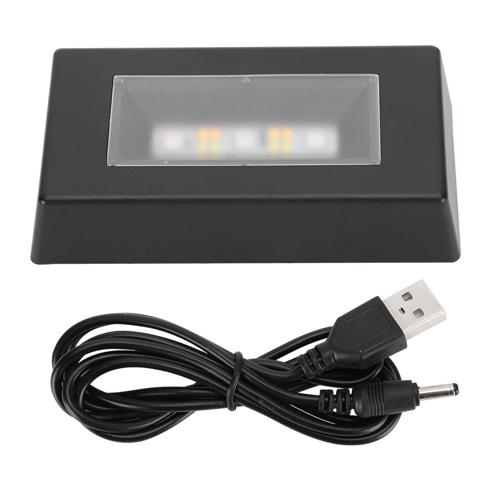 Wooden LED Light Display Base For Crystals & Glass Art - 7 Color Changing USB Powered