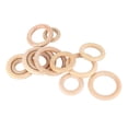 thumbnail image 1 of 12Pcs Wooden Rings 6 Different Sizes Natural Wood Rings Unfinished Wooden Rings for Crafts Macrame Jewelry Making 6 Sizes Set, 1 of 4