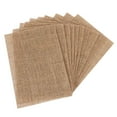 thumbnail image 4 of 10 pcs Natural Hessian Burlap Place Mat Table Placemats Coaster Dining Decor Linen color jute, 4 of 6