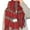 Red, variant on Xfvqtps Womens Scarf Tassels Oversized Plaid Vintage Fashion Soft Comfortable Thickened Warm Retro Style Christmas Gift Winter Pashmina Shawls and Wraps Black
