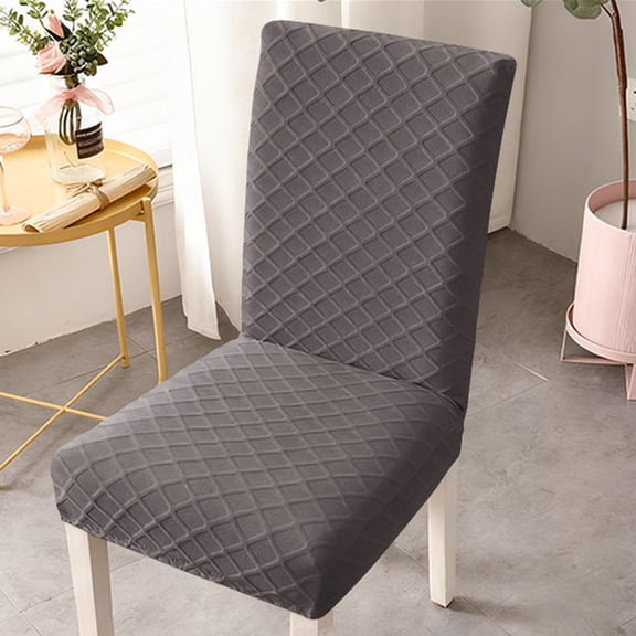 SHIMELE High Back Dining Chair Covers Stretch Slipcovers Kitchen Seat Protectors Chair Seat Covers Washable Nylon Spandex Fabric Full Protection Home Restaurant Decor