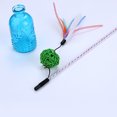 thumbnail image 4 of 2PCS Cat Wand Toy Creative Rattan Ball Cat Toy Fake Feather Kitten Toy with Bell, 4 of 10
