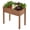 Brown, variant on SHOUFTW Elevated Wooden Planter Box-48"x24"x30" Raised Garden Bed with Built-in Drainage & Protective Liner for Backyard, Patio & Balcony, Gray