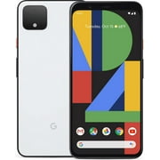 Angle View: Google Pixel 4, Sprint Only | White, 128 GB, 5.7 in Screen | Grade B+