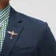 thumbnail image 2 of 1 par de camisas de hombre jinwen consejos cuello de la camisa, 2 of 8