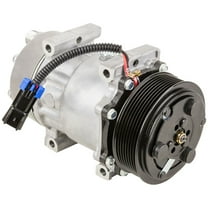 AC Compressor & 119mm 8-Groove A/C Clutch Replaces Sanden SD7H15 HD 4667 12v - BuyAutoParts