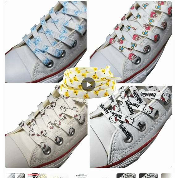 Cute Cat Shoelaces And friends