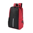 thumbnail image 2 of Paquete 10 piezas Mochila con salida USB y porta laptop rojo 30 x 43 x 16, 2 of 6