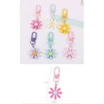thumbnail image 4 of OFFIGAM Vintage Daisy Flower Keychain 6pcs Aesthetic Keyring for Bag Car Phone 2.8×1.2×0.2in, 4 of 10