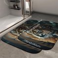thumbnail image 2 of 1pc Tiger Absorbent Non-Slip Bathroom Thickened Flannel Rug Decor,Soft,Quick Drying,Suitable For Indoor/outdoor Use,Bathrooms,Bedrooms,Kitchens,Terrace,Laundry Rooms,16"x24", 2 of 9