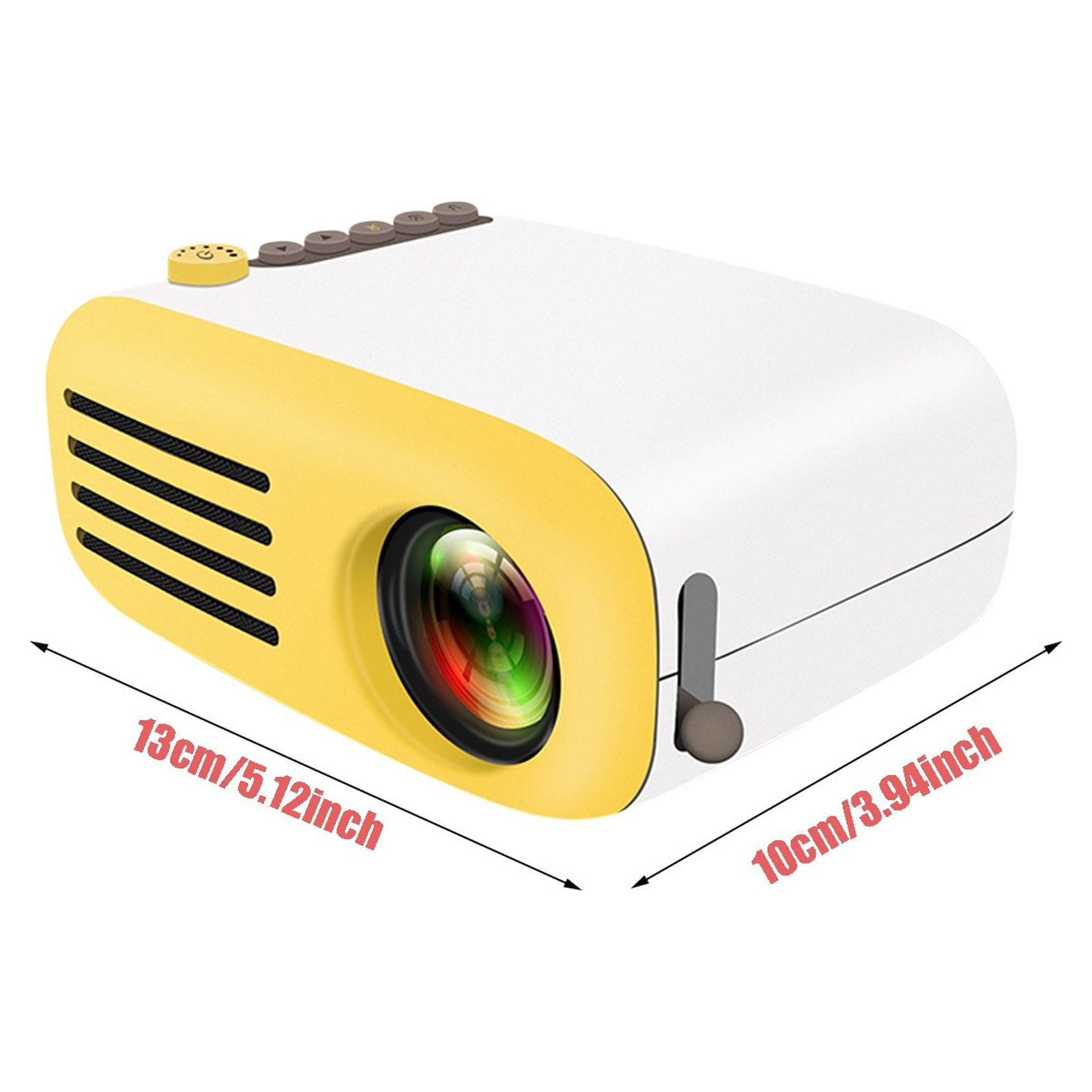 Nkmbld Smart Projector with WiFi and Bluetooth, Support Movie Projector 1080P HD, Auto Keystone Correction,Compatible with TV Stick, HDMI, USB, Smartphone, Laptop