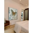 thumbnail image 3 of Marmont Hill "Blue Linen Butterfly" Painting Print on Canvas, 3 of 7