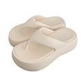 thumbnail image 5 of Sandalias de suela gruesa para mujer, cómodas y a la moda, chanclas para el hogar, zapatos de playa de tendencia para mujer, nuevos zapatos de verano Eva para exteriores, 5 of 5