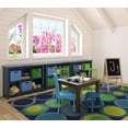 thumbnail image 2 of Kid Essentials - Teen Area Rugs Circle Back, 5'4" x 7'8", Navy, 2 of 4
