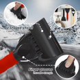 thumbnail image 3 of Paquete de 2 raspadores de nieve y hielo para parabrisas de automóvil, herramienta para quitar escarcha con mango de espuma, para ventanas y parabrisas de automóviles, camiones y SUV, sin rayones, 3 of 4