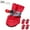 Red 7W1, variant on Ke1Clo Dog Shoes for Small Dogs Paw Protector Under $5! Non-Slip Waterproof Reflective Booties, Red, 4 Pairs
