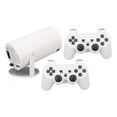thumbnail image 1 of 1GB 8GB Projector, over 2000 Games Automatic Trapezoid Correction Outdoor Projector with 2 Gamepad for Gaming US Plug, 1 of 7