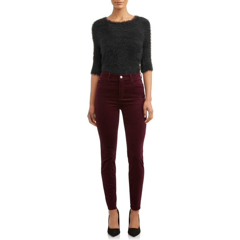 Corduroy jeggings top at walmart