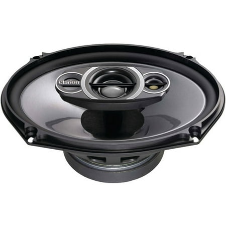CLARION SRQ6933R Q Series 3-Way Speaker System 6in X 9in PK 500W Max PK 80W Rms PK 1in Pure Soft Dom