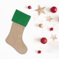 thumbnail image 4 of VerPetridure Diy Simple Imitation Linen Composite Christmas Socks C2 Christmas Decorations Stockings 17 Inches Xmas Fireplace Hanging Stockings Gifts, 4 of 9