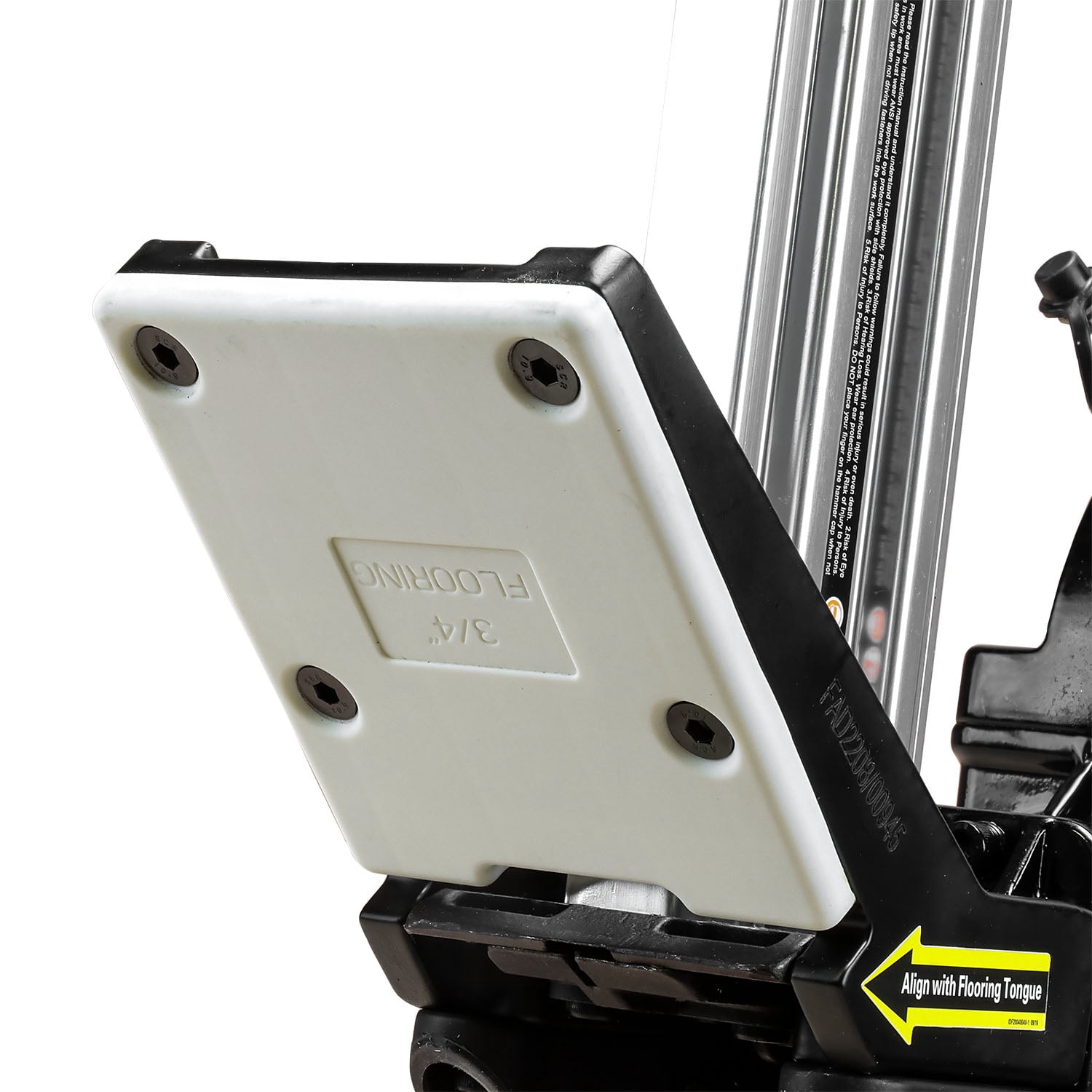 Freeman P50LSLW Lightweight Pneumatic 2-in-1 15.5-Gauge and 16-Gauge 2" Flooring Nailer / Stapler with Flooring Mallet and Interchangeable Base Plates