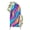 Cyan, Magenta, Yellow, Blue, variant on Abstract Flame Arch Backdrop Cover 5FT, Blue Purple Orange Flames Gradient Art Spandex Fitted Stretchy Arch Stand Covers, Round Top Chiara Backdrop Cover for Wedding Party Birthday Baby Shower